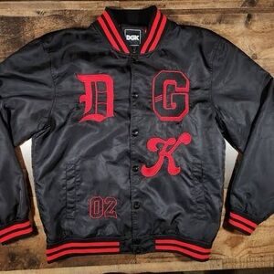 DGK Black and Red Varsity Jacket
